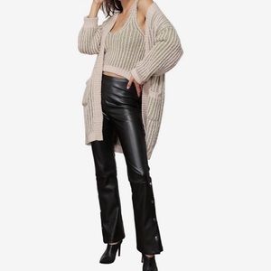 Reformation line and dot women’s cardigan size large